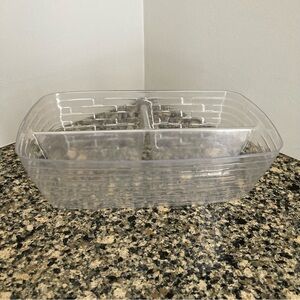 Longaberger Plastic Liner / Protector for Basket - 3 section